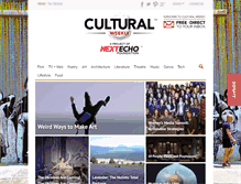 Tablet Screenshot of culturalweekly.com